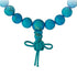 Bracelet tibétain turqenite Chine A Mâlâ (boules 7 - 8mm) - La Boite à Cailloux