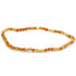 Bracelet tourmaline jaune Brésil AA (perles facettées 3 - 4mm) - La Boite à Cailloux