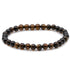 Bracelet tourmaline marron Brésil A+ (dravite) boules 5 - 6mm - La Boite à Cailloux