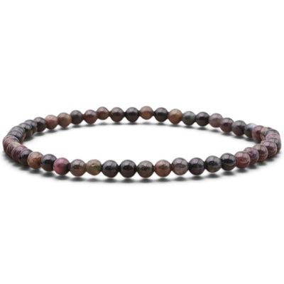Pulsera turmalina multicolor Brasil A (bolas 3-4mm)