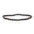 Bracelet tourmaline noire Brésil A (boules 3 - 4mm) - La Boite à Cailloux