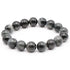 Bracelet tourmaline oeil de chat Afrique du Sud A (boules 11.5 - 12.5mm) - La Boite à Cailloux