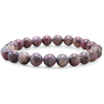 Bracelet tourmaline polychrome (melon d'eau) Brésil AA (boules 7-8mm)