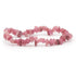 Bracelet tourmaline rose ou rubélite Namibie A (perles baroques) - La Boite à Cailloux