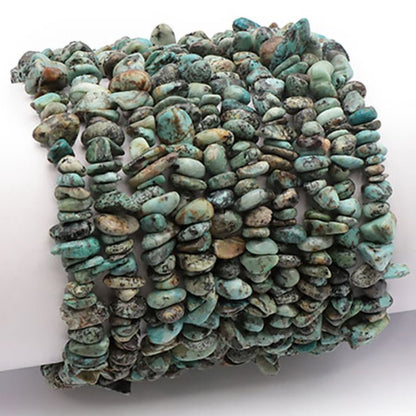 Bracelet turquoise Afrique A (perles baroques) - La Boite à Cailloux