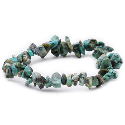 Pulsera turquesa de África A (cuentas barrocas)