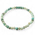 Bracelet turquoise Pérou A (perles facettées 3 - 4mm) - La Boite à Cailloux