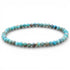 Bracelet turquoise Tibet A+ (boules 3 - 4mm) - La Boite à Cailloux