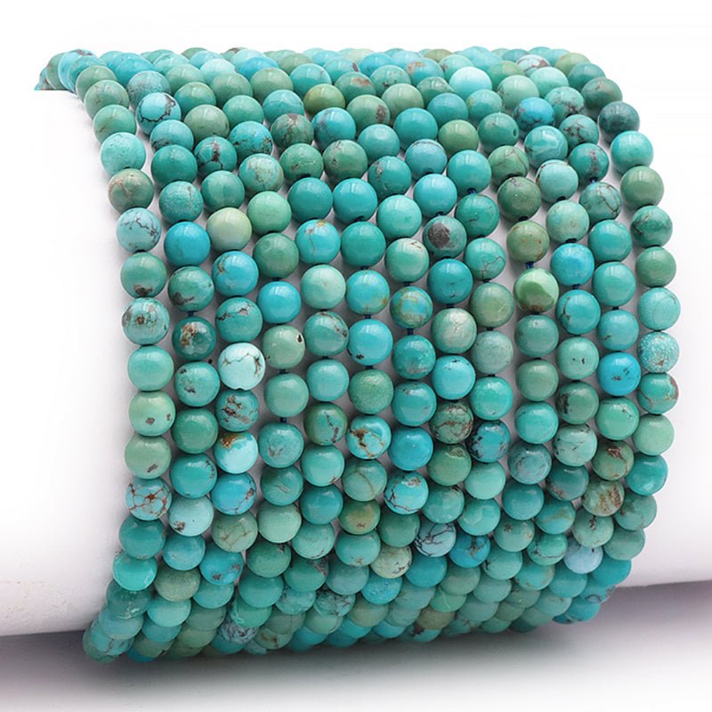 Bracelet turquoise Tibet AA (boules 3 - 4mm) - La Boite à Cailloux