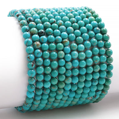 Pulsera AA turquesa Tibet (bolas 5-6mm)