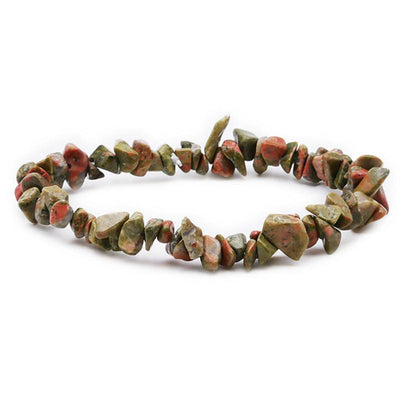 Bracelet unakite Afrique du Sud A (perles baroques)