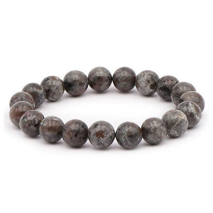 Bracelet yooperlite Russie A (boules 10mm) - La Boite à Cailloux