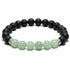 Bracelet "Zodiac" Cancer - Pierre de lave - Aventurine verte Brésil A (boules 8mm) - La Boite à Cailloux