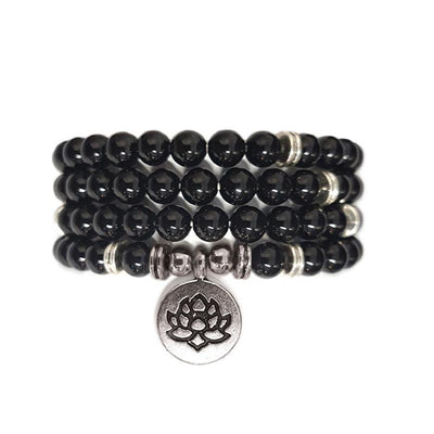 6mm ball onyx bracelet/necklace (eternity beads)