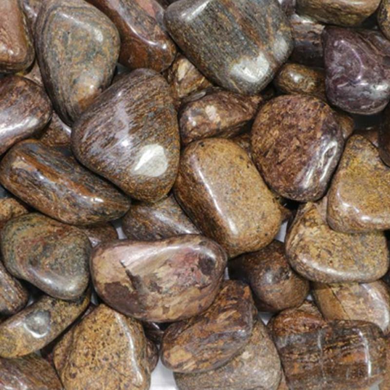 Bronzite Brésil A (pierre roulée) - La Boite à Cailloux