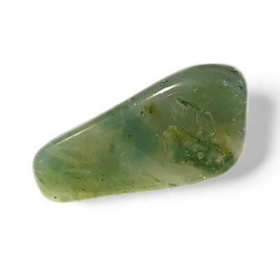 Calcédoine verte Brésil AB (pierre roulée)