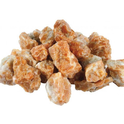 Calcite de feu A Brésil (pierre brute) - La Boite à Cailloux
