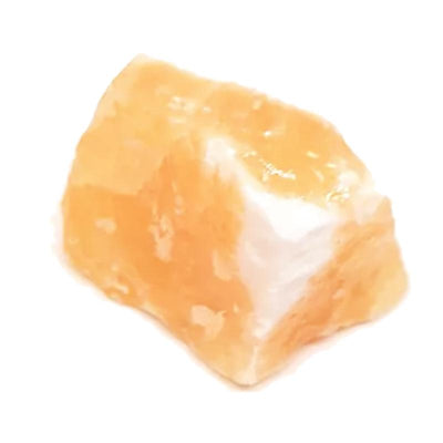Brazil orange calcite A (raw stone)