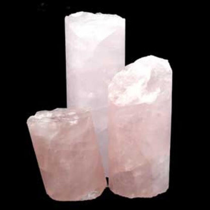 Carotte de quartz rose Brésil A - La Boite à Cailloux