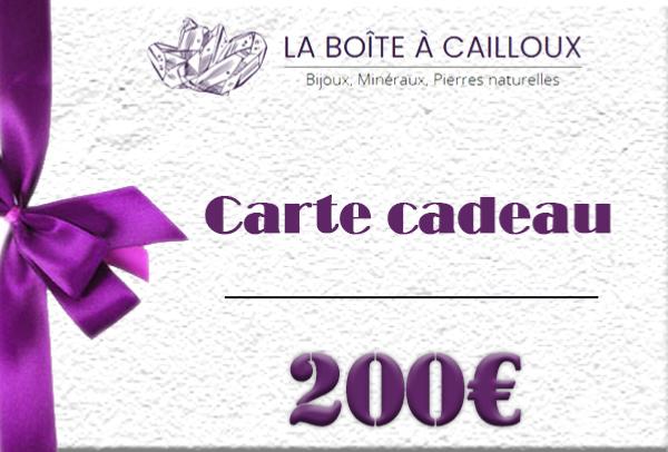 Carte Cadeau La Boîte à Cailloux - La Boite à Cailloux