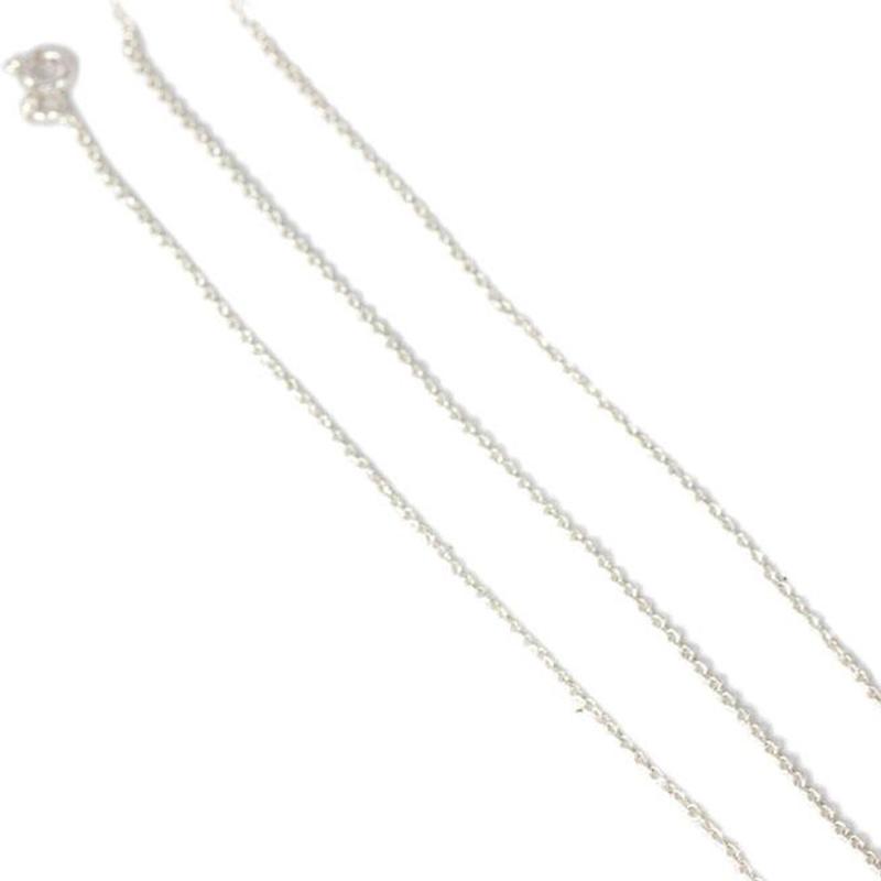 Chaine argent maille forçat 1mm - La Boite à Cailloux