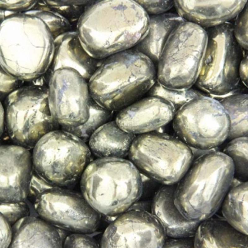 Chalcopyrite Pérou A (pierre roulée) - La Boite à Cailloux