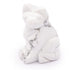 Chat howlite Zimbabwe A 50mm - La Boite à Cailloux