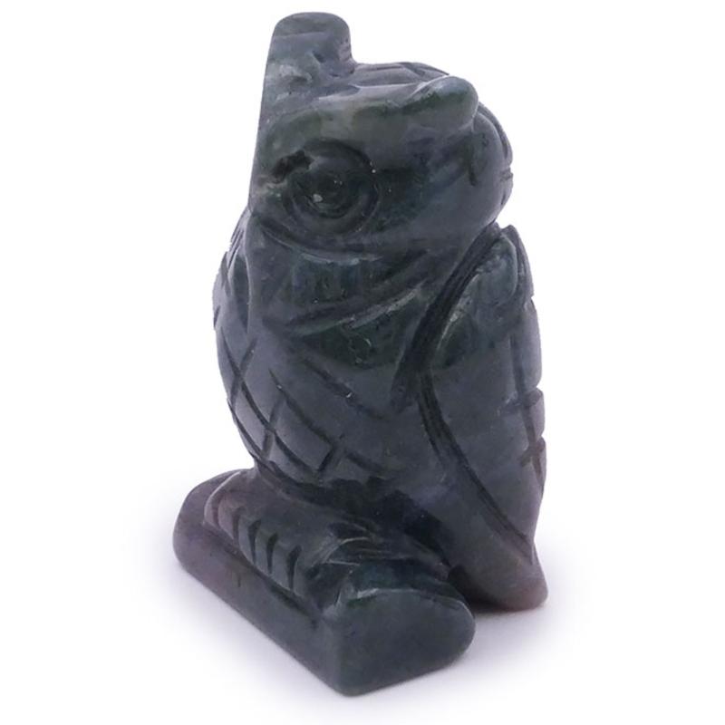 Chouette agate indienne A 50mm - La Boite à Cailloux