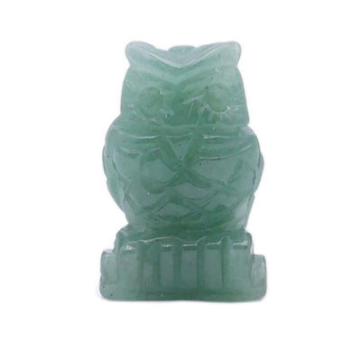 Owl green aventurine Brazil A 50mm