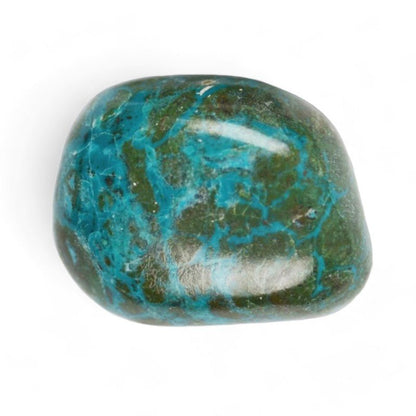 Chrysocolle Pérou A (pierre roulée) - La Boite à Cailloux