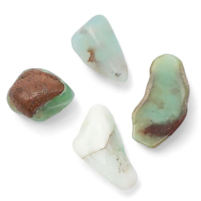 Chrysoprase Australie AB (pierre roulée) - La Boite à Cailloux