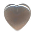 Coeur agate grise Brésil A 40mm - La Boite à Cailloux