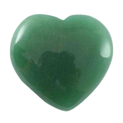 Green aventurine heart Brazil A 30mm