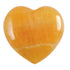Coeur Calcite orange Mexique A 40mm - La Boite à Cailloux