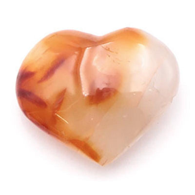 Coeur Cornaline Madagascar A - 30-40mm