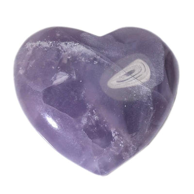 Purple fluorite heart China A 35-40mm
