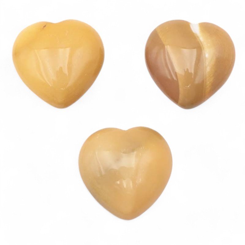 Coeur jaspe mokaite Australie A 30mm - La Boite à Cailloux