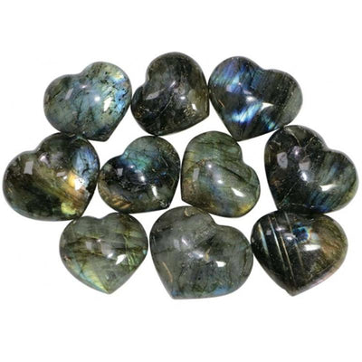 Labradorite heart Madagascar A - 20-25mm