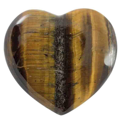 Corazón de ojo de tigre Sudáfrica A 40mm