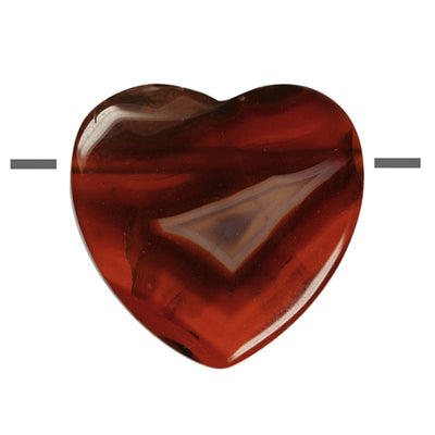 Corazón perforado ágata cóndor Argentina A 30mm + cordón