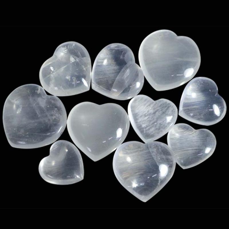 Coeur quartz girasol Brésil A 20 - 40mm - La Boite à Cailloux