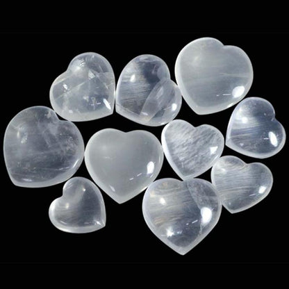 Coeur quartz girasol Brésil A 20 - 40mm - La Boite à Cailloux
