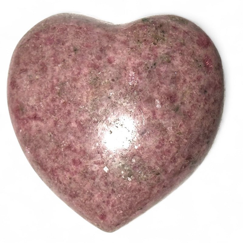 Coeur rhodonite Madagascar A 50 - 60mm - La Boite à Cailloux