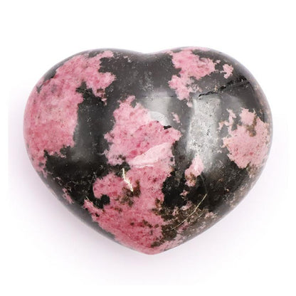 Coeur rhodonite Madagascar A+ 70 - 80mm - La Boite à Cailloux