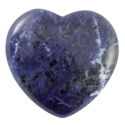 Coeur sodalite Brésil A 15mm - La Boite à Cailloux