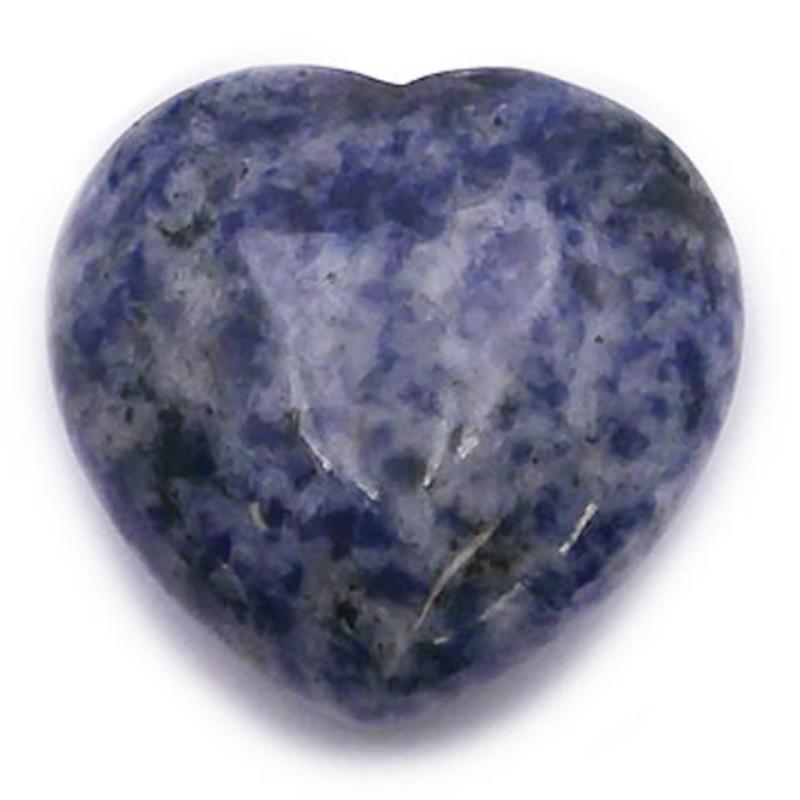 Coeur sodalite Brésil A 40mm - La Boite à Cailloux