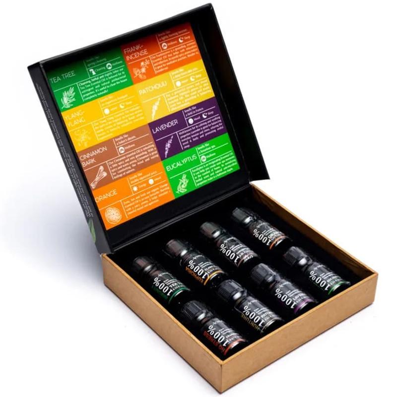 Coffret 8 Huiles essentielles Aromafume "Feel Good" - La Boite à Cailloux