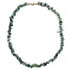 Collier agate mousse Brésil A (perles baroques) - 45cm - La Boite à Cailloux