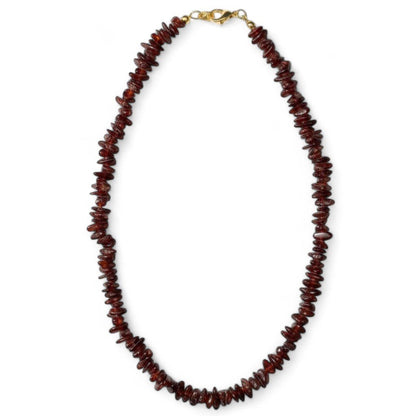 Collier ambre Lituanie A (perles baroques) - 46cm - La Boite à Cailloux