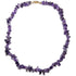 Collier améthyste Brésil A (perles baroques) - 45cm - La Boite à Cailloux